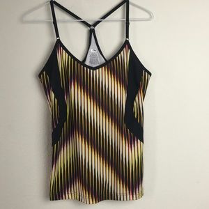 Fila Built in Bra Racerback Tank Large